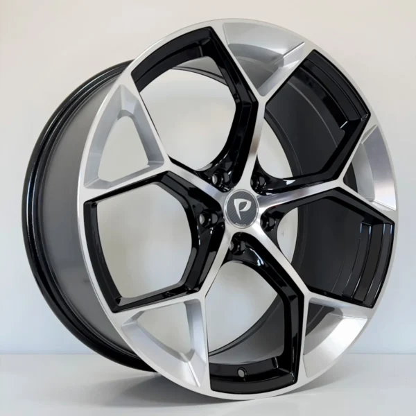 22 İNÇ 5X112 AUDI RS S - LINE JANT TAKIMI  ( 9.5 X 22 BKY-1090 5X112 ET28 66.45 BLACK+MILLING XL )
