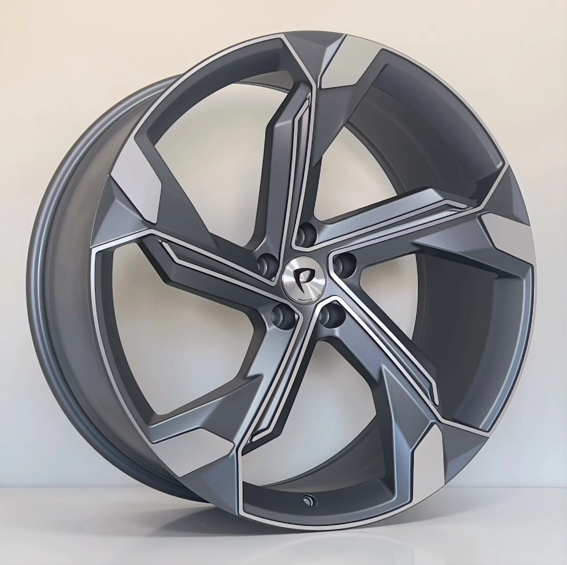 749b8dbff33d49e1915d2509e44c794b 22 İNÇ 5X112 AUDI RS S - LINE JANT TAKIMI ( 10 X 22 BKY-1201 5X112 ET20 66.45 MAT GUN MACHINED XL ) - Görsel 1
