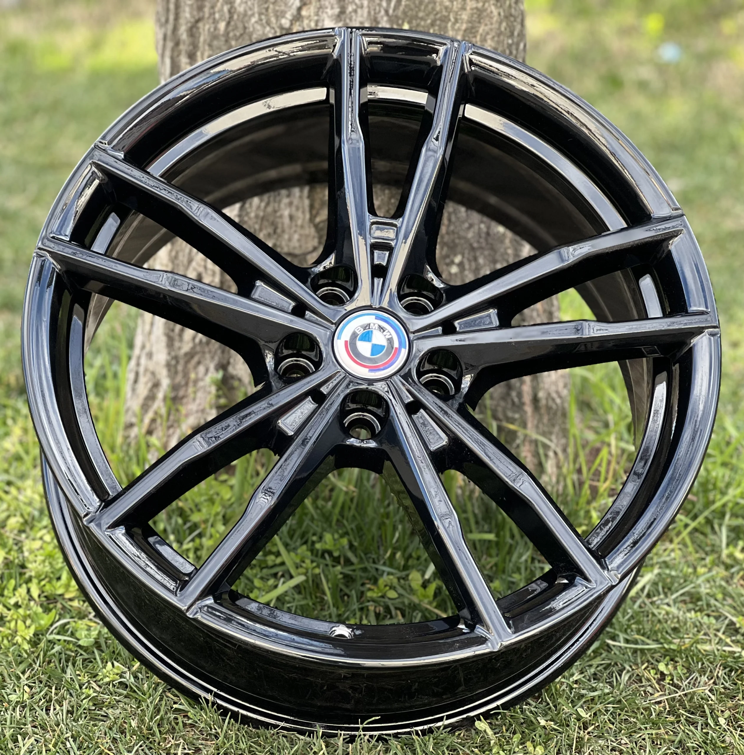 IMG_1391 19 ' İNÇ 5X112 SHADOW BMW G20 G22 G26 ( İTHAL ORJINAL KALIP ) JANT TAKIMI 8-9 OFSET ( 4. ADET ) - Görsel 1