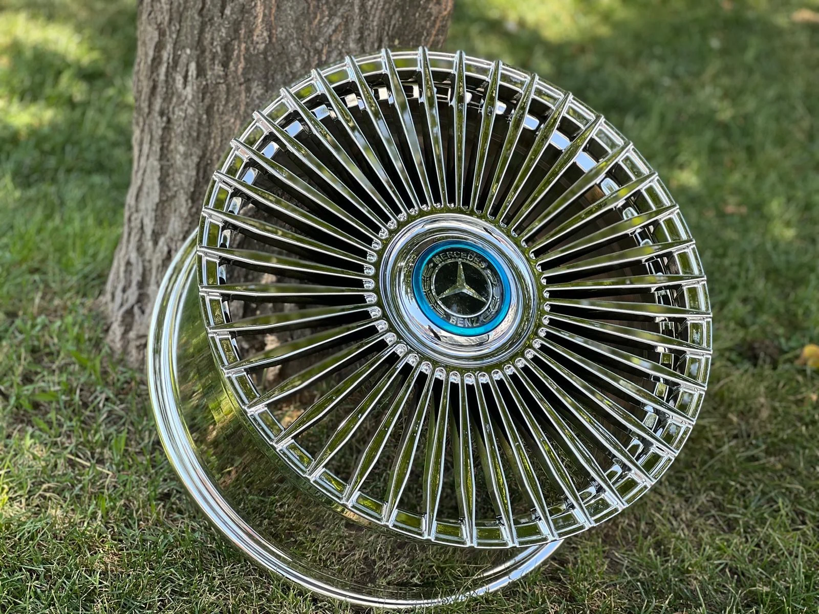 c310e432-8192-405f-8eda-a9a1fa43f3af 20 İNÇ 5X112 MERCEDES KROM MAYBACH JANT TAKIMI ( 4. ADET ) - Görsel 1