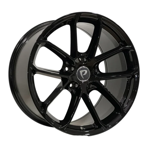 22 İNÇ 5X130 PORSCHE TAYCAN PANAMERA CAYENNE UYUMLU ÖN ARKA OFSETLI JANT TAKIMI ( 10 X 22 BK-3S5985 5X130 ET48 71.6 BLACK XL  )
